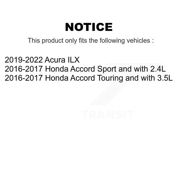 Front Disc Brake Caliper Coat Rotor And Semi-Metallic Pad Kit For Honda Accord Acura ILX